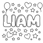 Name Coloring Page Generator