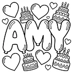 Name Coloring Page Generator