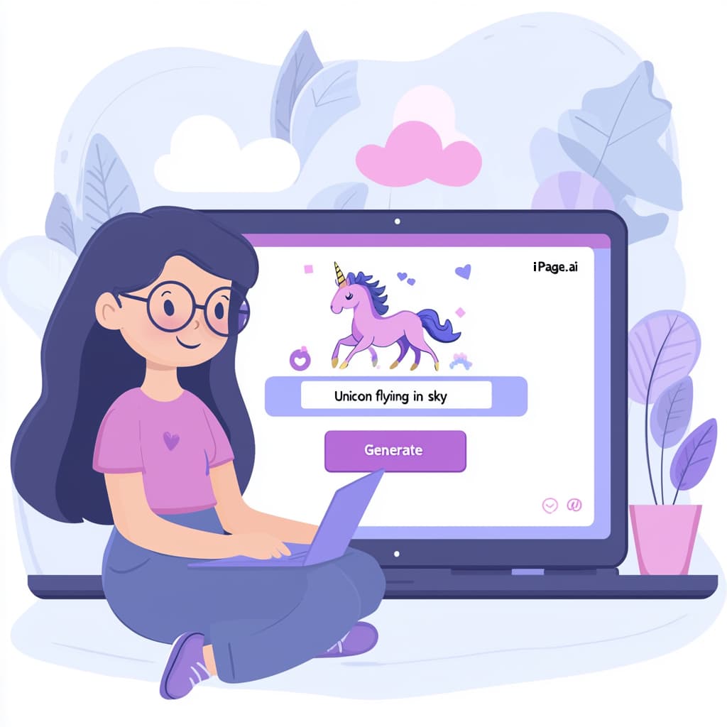 Illustration for Text to Coloring Page