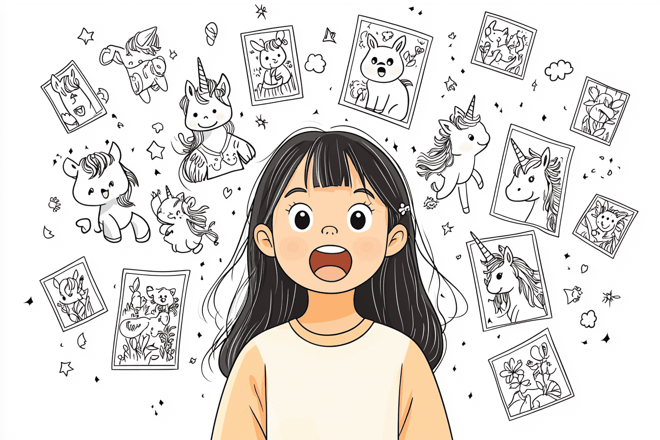 Illustration for Free Coloring Pages