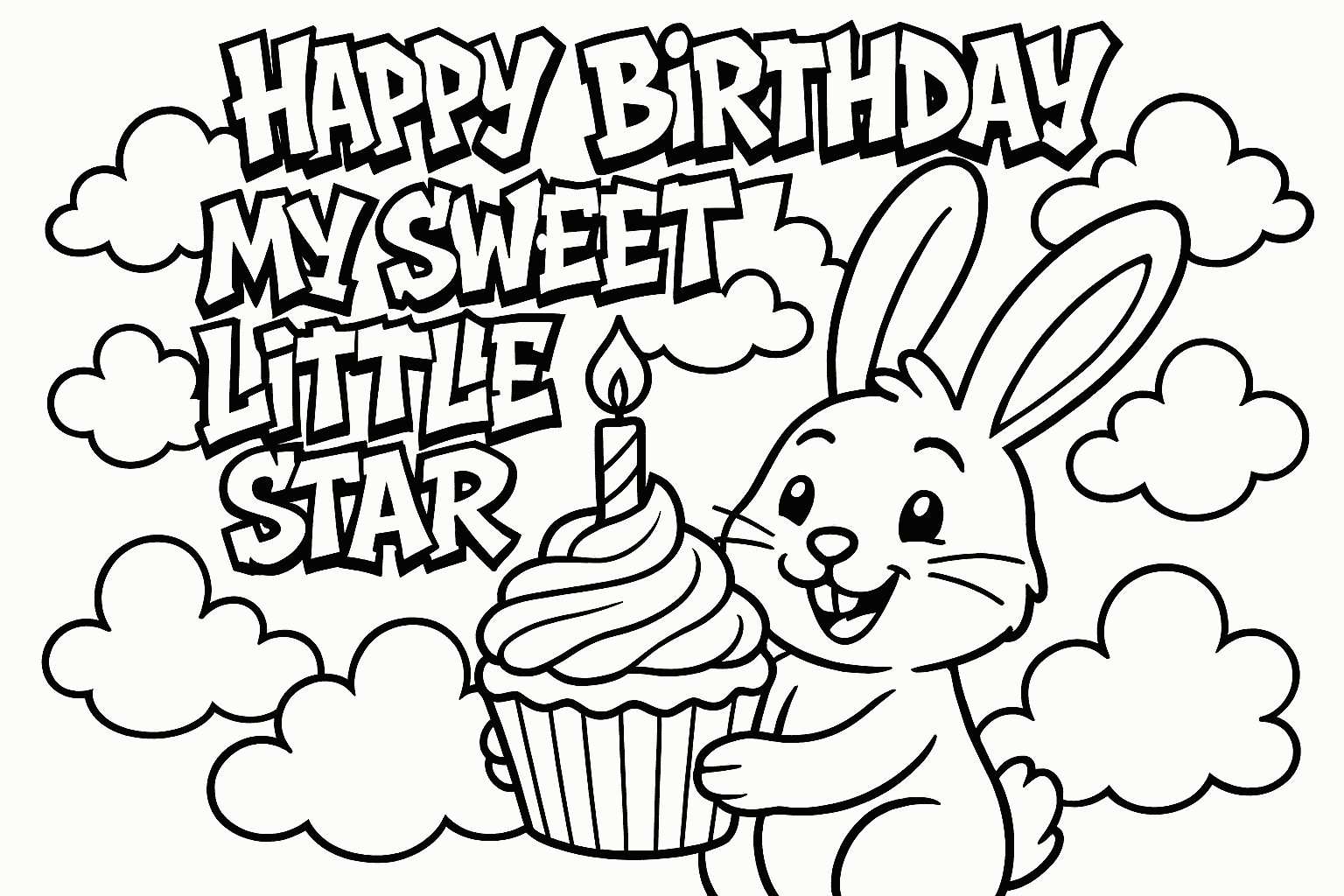 Birthday Coloring Page Showcase3