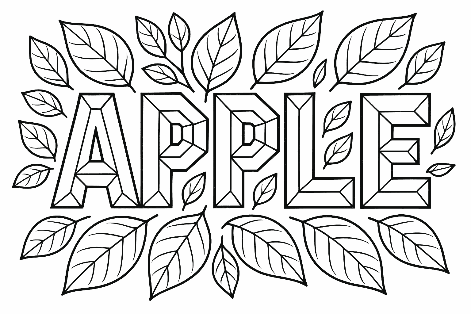 Word Coloring Pages